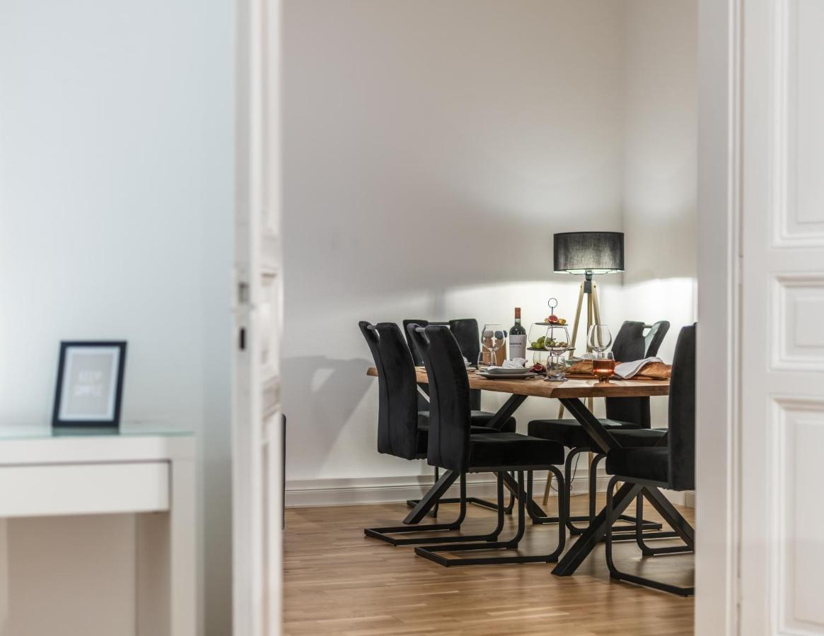 Hochwertige Altbauwohnung Im Modernen Stil In Wiesbaden - Kueche - Terrasse - Wlan - Zentral 外观 照片