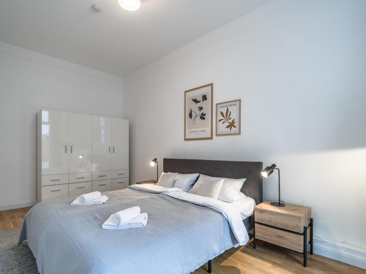 Hochwertige Altbauwohnung Im Modernen Stil In Wiesbaden - Kueche - Terrasse - Wlan - Zentral 外观 照片