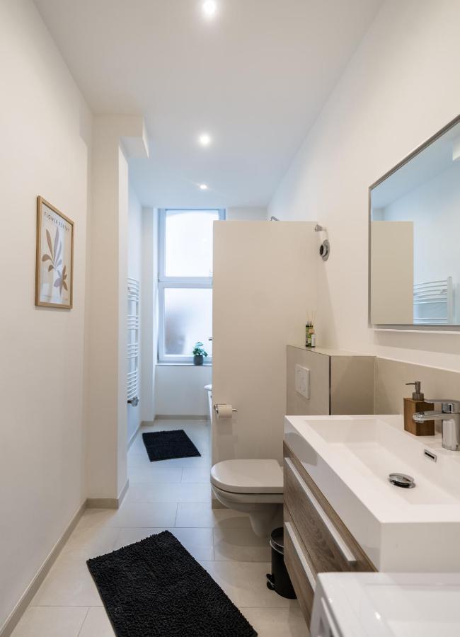 Hochwertige Altbauwohnung Im Modernen Stil In Wiesbaden - Kueche - Terrasse - Wlan - Zentral 外观 照片