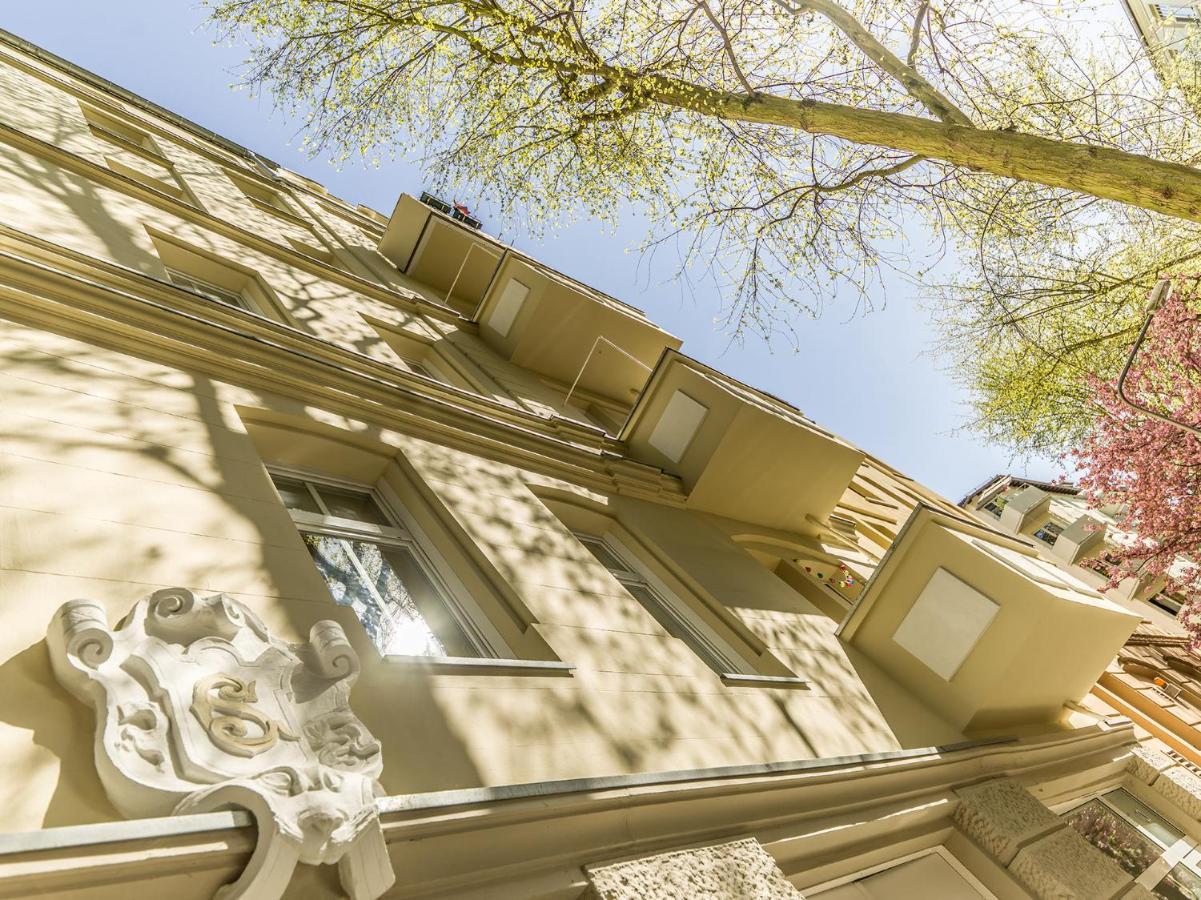 Hochwertige Altbauwohnung Im Modernen Stil In Wiesbaden - Kueche - Terrasse - Wlan - Zentral 外观 照片