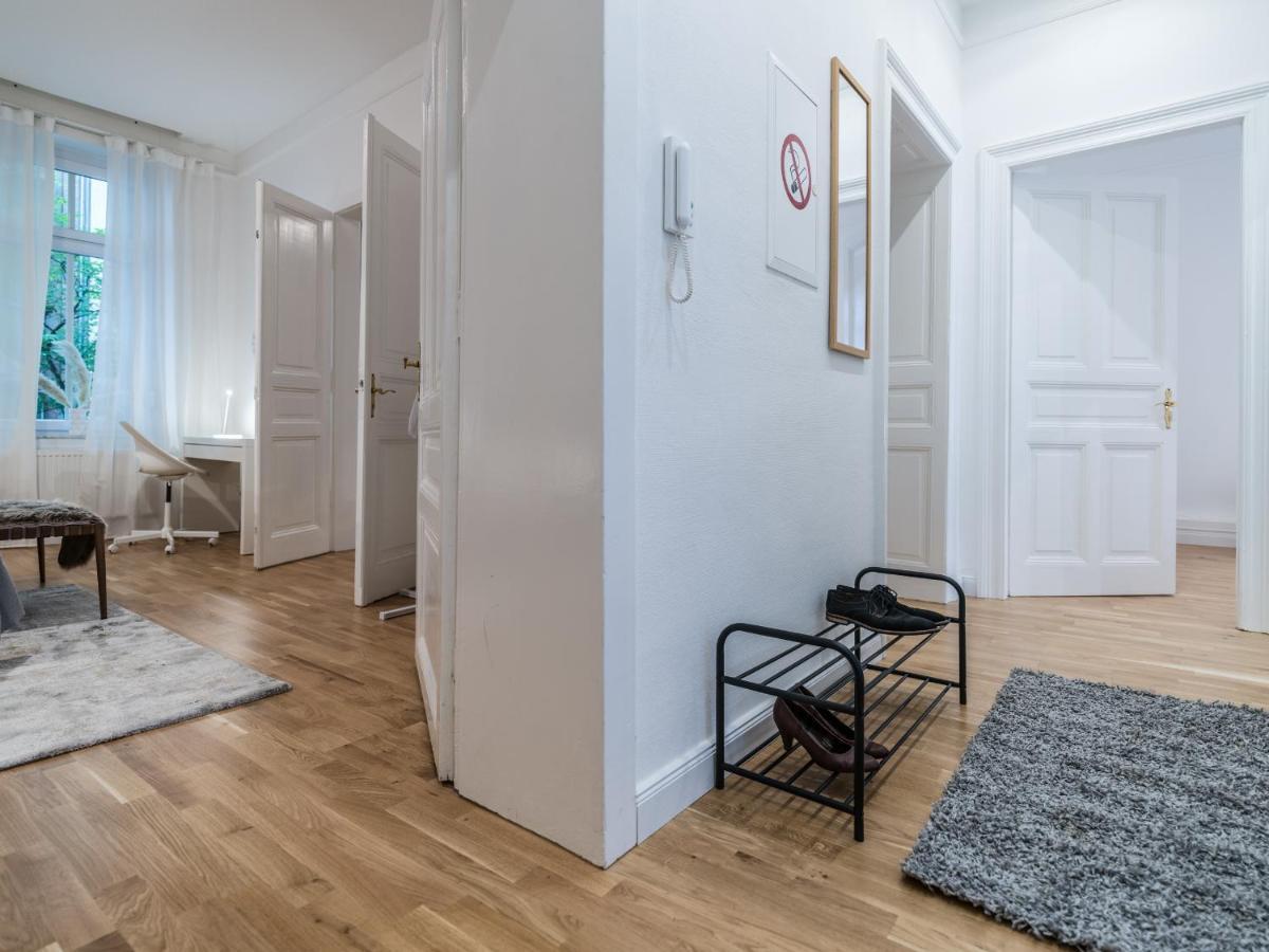 Hochwertige Altbauwohnung Im Modernen Stil In Wiesbaden - Kueche - Terrasse - Wlan - Zentral 外观 照片